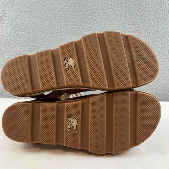 Sorel WMNS Sz 7.5 Torpeda Lace II NL2496224 Brown Lace Up Gladiator Sandals - Picture 6 of 6